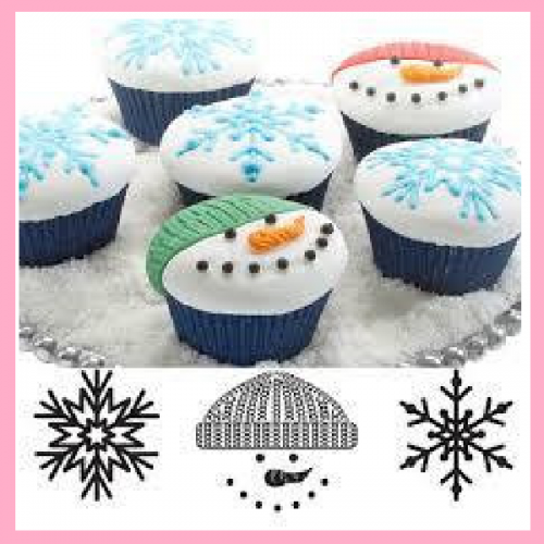 FONDANT TEXTURE TOPS WINTER FONDANT TEXTURE TOPS WINTER